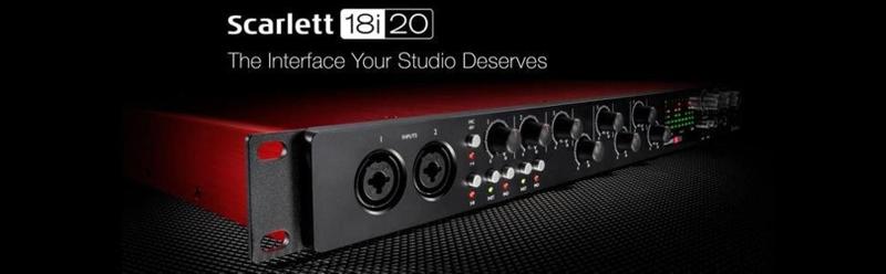 Interface De Áudio Focusrite Scarlett 18I20 - 2Nd Gen. - Interface